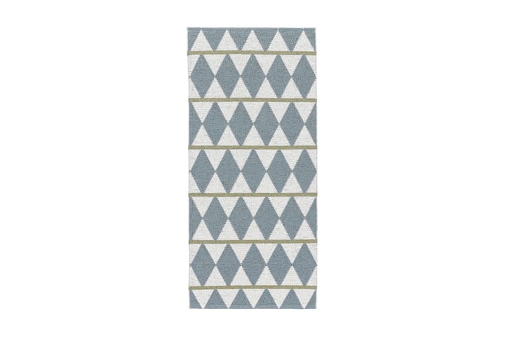Plastmatte Zigge 200x300 Vendbar PVC Blå - Horredsmattan - Tekstiler & tepper - Teppe & matte - Flatvevde tepper