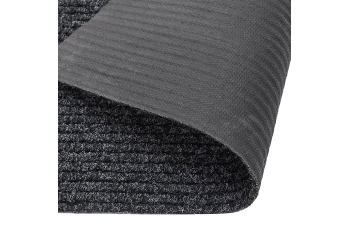 Smussfangende teppeløper 100x300 cm antrasitt - Antrasittgrå - Tekstiler & tepper - Teppe & matte - Utendørs tepper - Plasttepper
