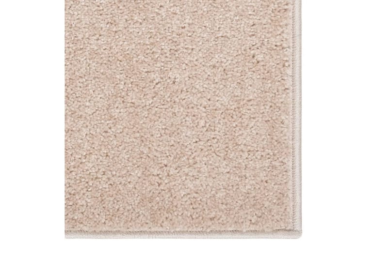 Teppe med kort luv 240x340 cm mørk beige - Beige - Tekstiler & tepper - Teppe & matte - Utendørs tepper - Plasttepper