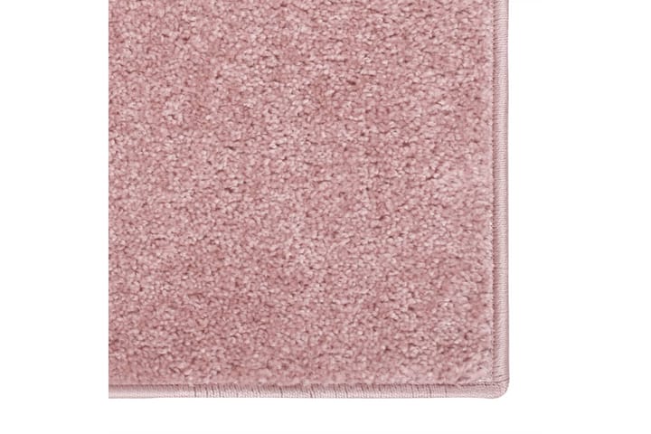 Teppe med kort luv 240x340 cm rosa - Rosa - Tekstiler & tepper - Teppe & matte - Utendørs tepper - Plasttepper