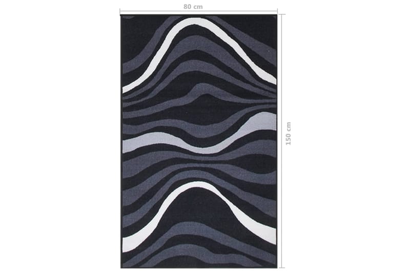 Teppeløper svart 80x150 cm - Tekstiler & tepper - Teppe & matte - Utendørs tepper - Plasttepper