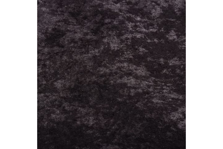 Vaskbart teppe 80x300 cm antrasitt sklisikker - Antrasittgrå - Tekstiler & tepper - Teppe & matte - Utendørs tepper - Plasttepper