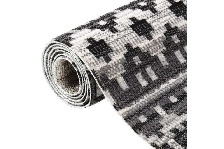 Utendørs flatvevd teppe 115x170 cm mørkegrå - Grå - Tekstiler & tepper - Teppe & matte - Utendørs tepper