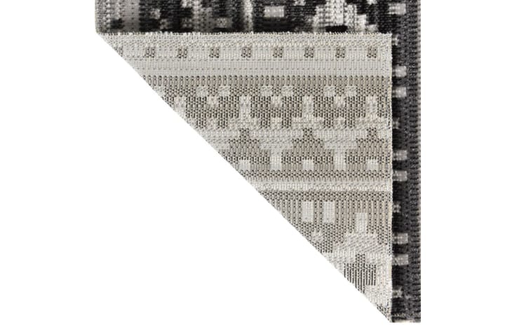 Utendørs flatvevd teppe 115x170 cm mørkegrå - Grå - Tekstiler & tepper - Teppe & matte - Utendørs tepper