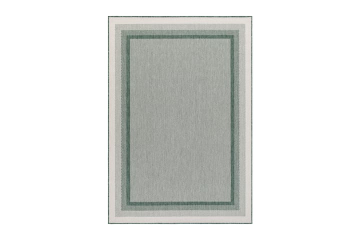 Utendørsmatte Havanna Frame 240x340 cm - Grønn - Tekstiler & tepper - Teppe & matte - Utendørs tepper