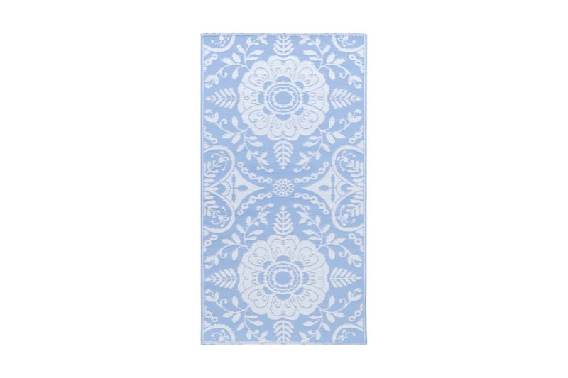 Uteteppe babyblå 120x180 cm PP - Tekstiler & tepper - Teppe & matte - Utendørs tepper