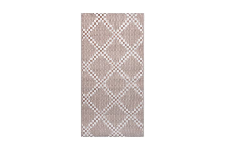 Uteteppe brun 120x180 cm PP - Tekstiler & tepper - Teppe & matte - Utendørs tepper