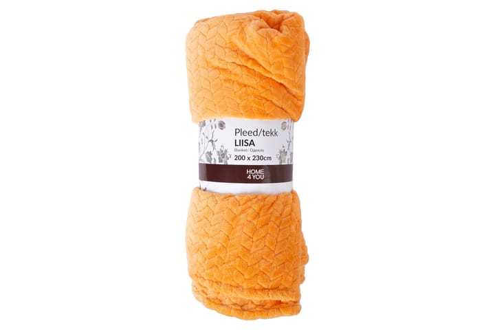 Viltti Liisa XL 200x230 cm Oransje - Tekstiler & tepper - Tepper & pledd